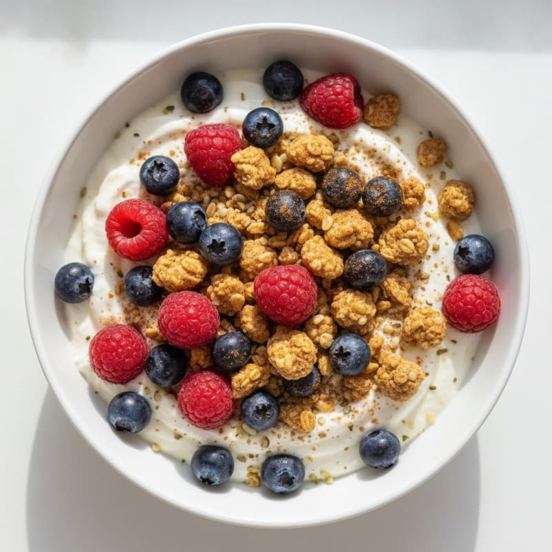 Yogurt Bowl with Berries and Granola