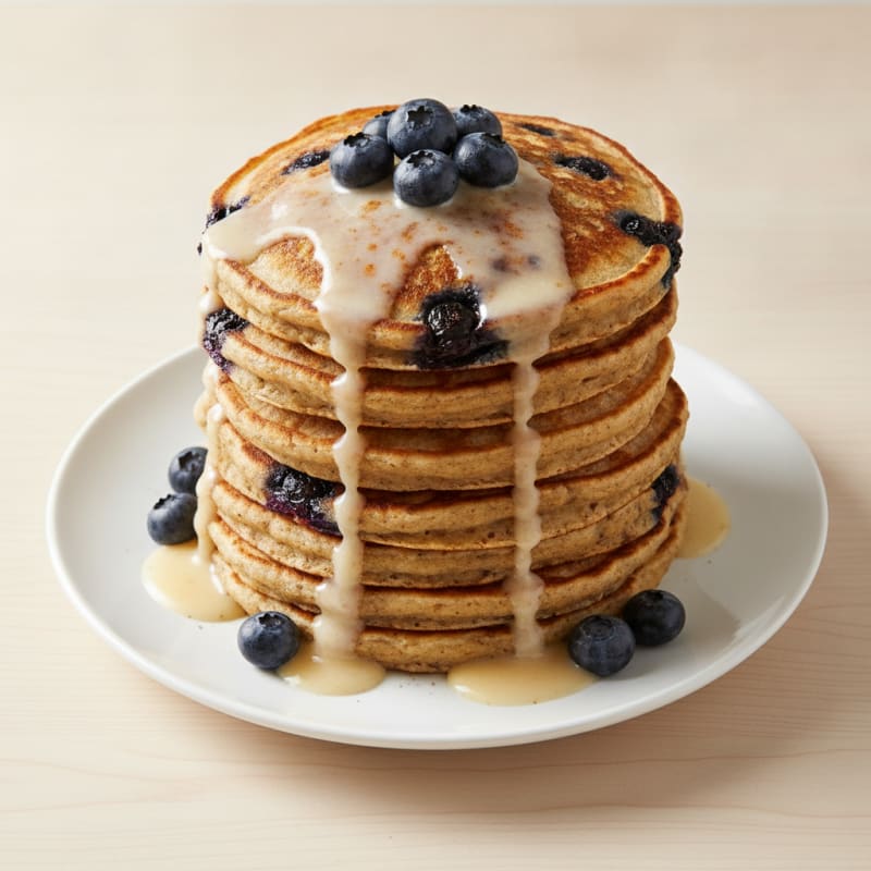 Blueberry Protein Pancakes
