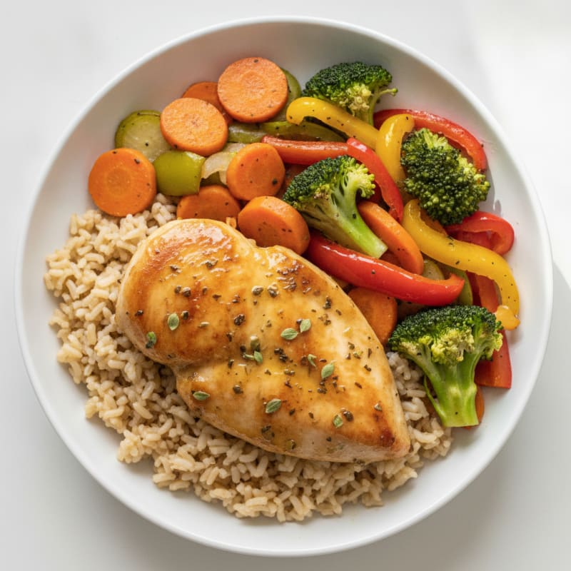 Lemon Herb Chicken with Roasted Vegetables