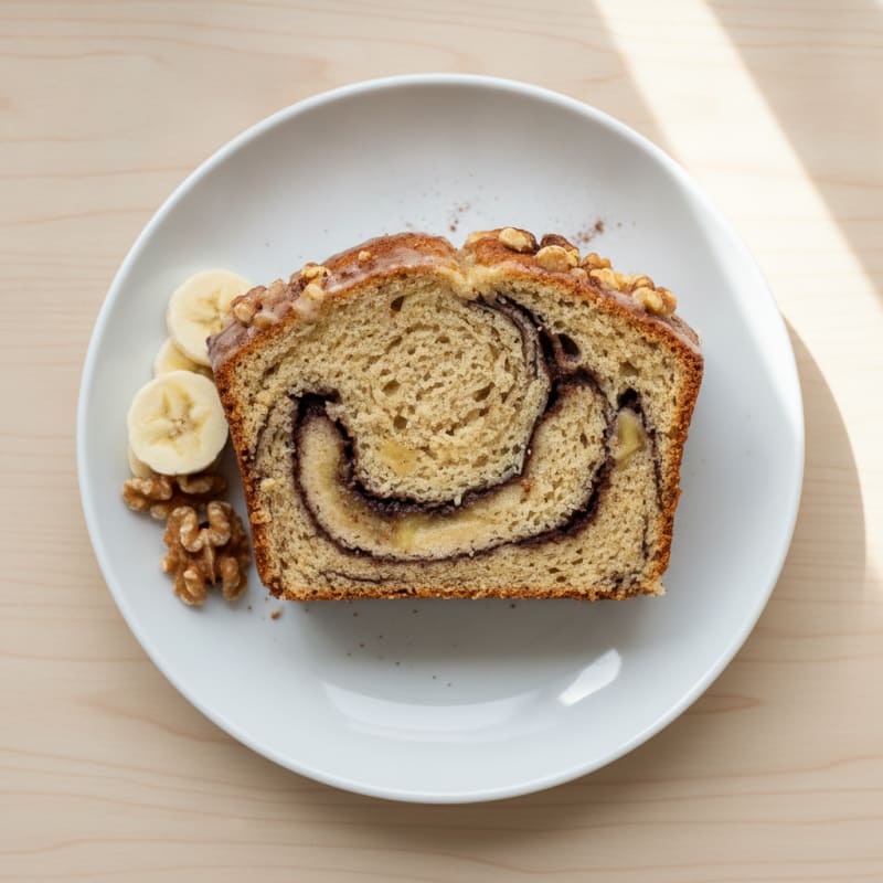 Banana Walnut Protein Bread Loaf