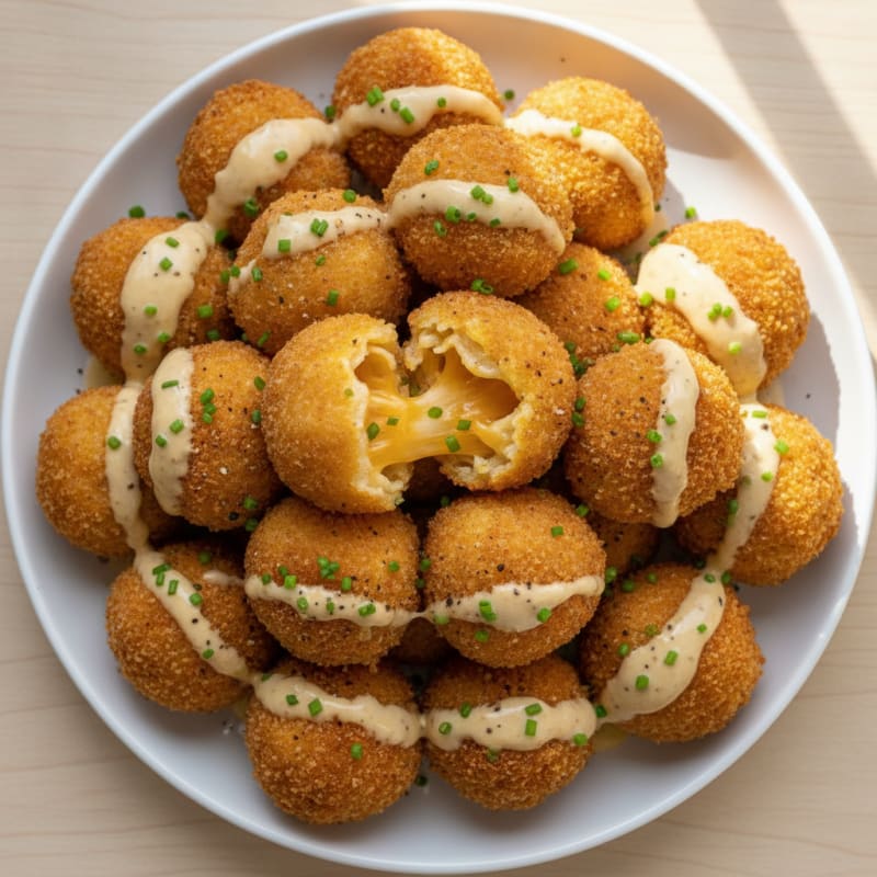 Deep-Fried Mac & Cheese Balls