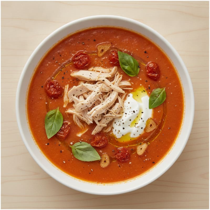 Roasted Tomato Basil Soup