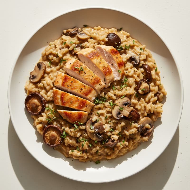 Creamy Wild Mushroom Risotto