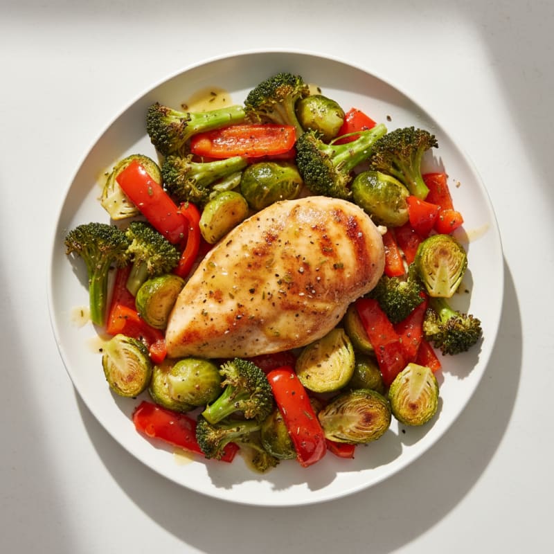 Sheet Pan Lemon Herb Chicken and Veggies