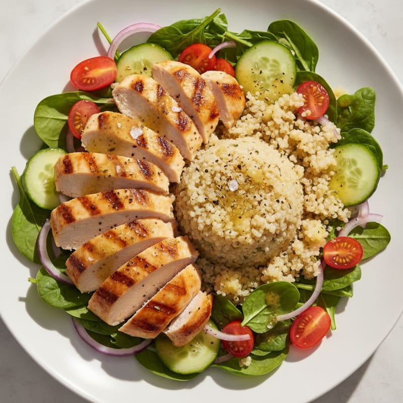 Grilled Chicken and Quinoa Salad