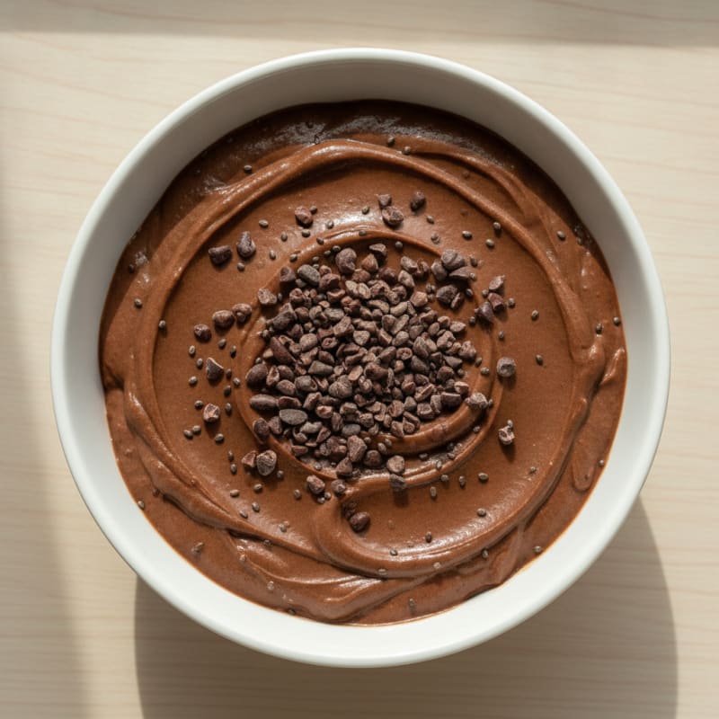 Silky Chocolate Protein Pudding