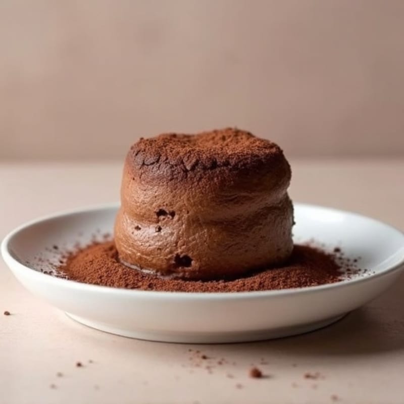 Dark Chocolate Protein Soufflé