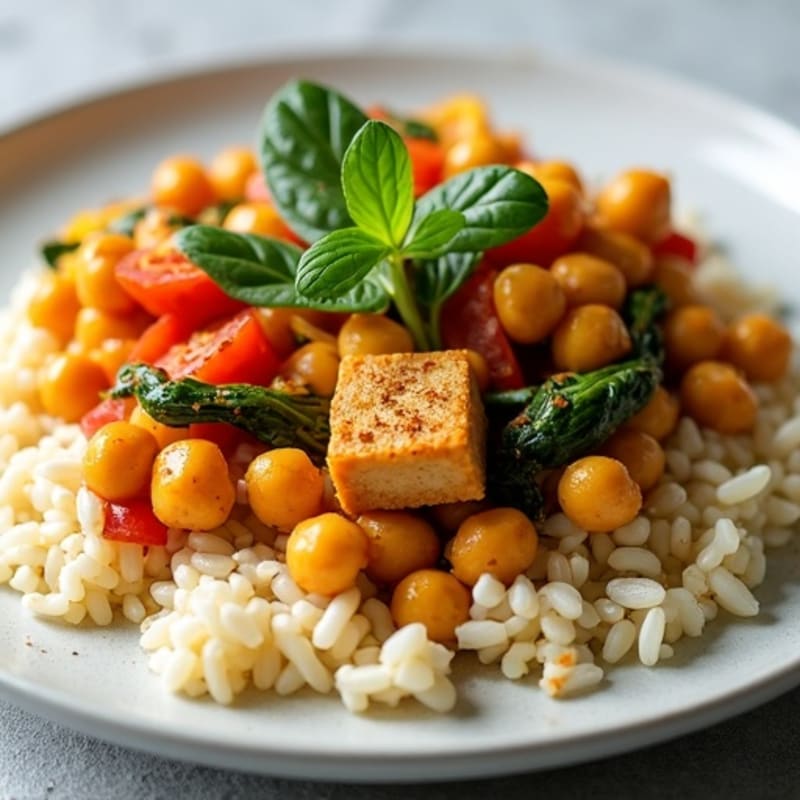 Creamy Spiced Chickpea Masala