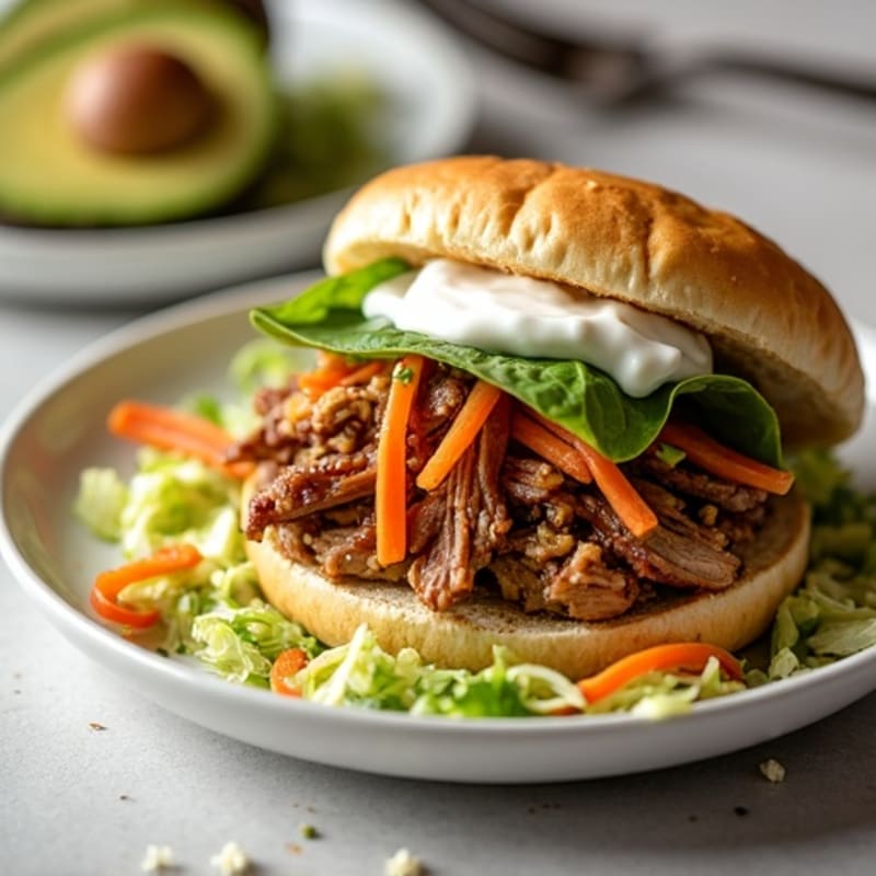 Citrus-Garlic Pulled Pork with Fresh Slaw