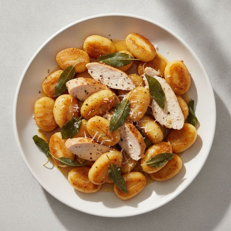 Ricotta Gnocchi with Sage Butter Sauce