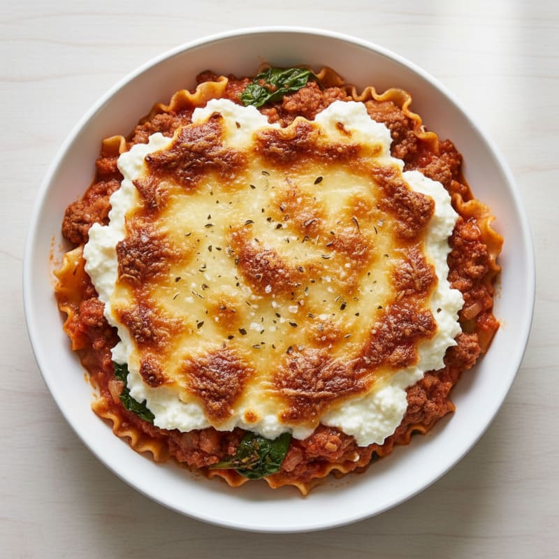 Classic Beef and Ricotta Lasagna Bake