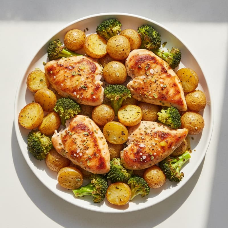 Sheet Pan Lemon Herb Chicken