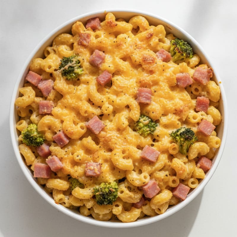 Baked Ham and Cheese Macaroni