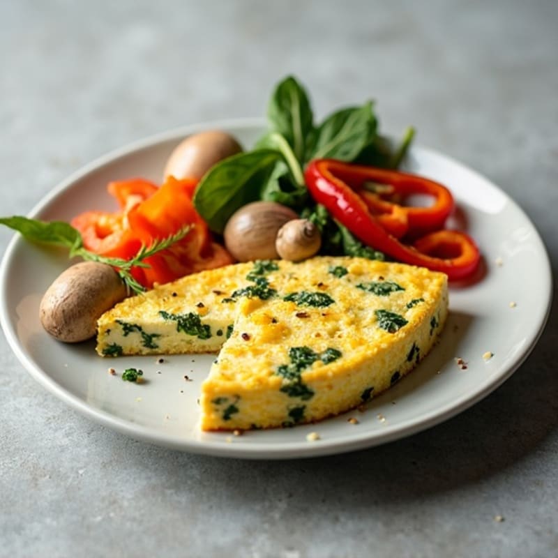 Fluffy Protein-Packed Egg and Vegetable Frittata