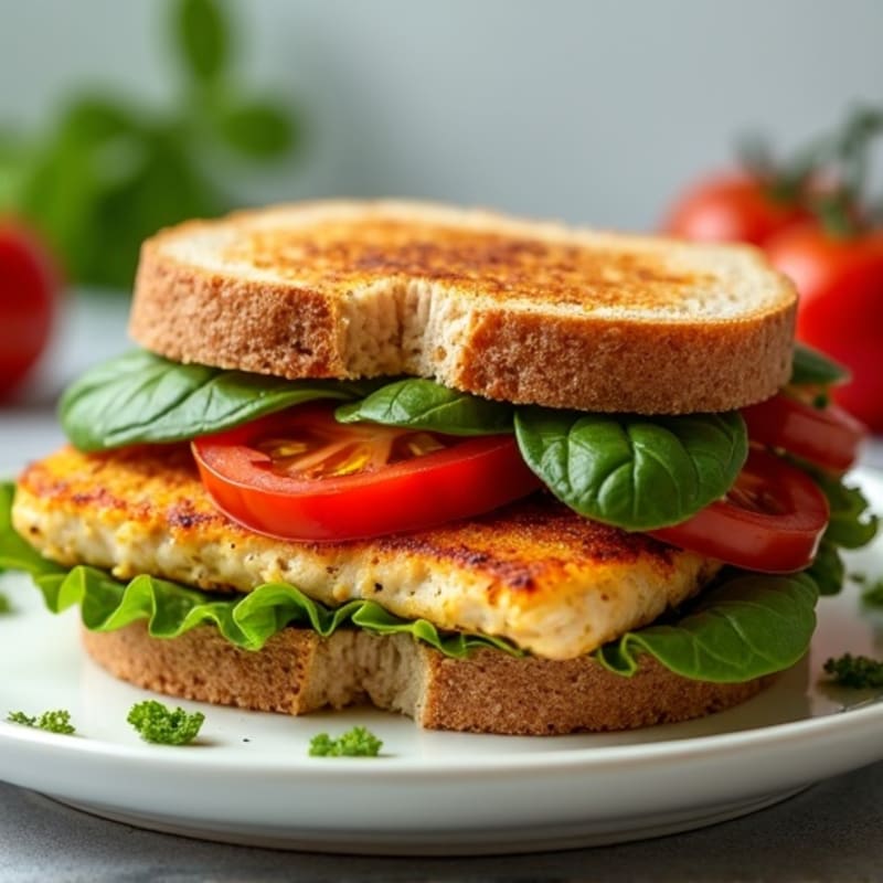 Grilled Chicken Pesto Sandwich