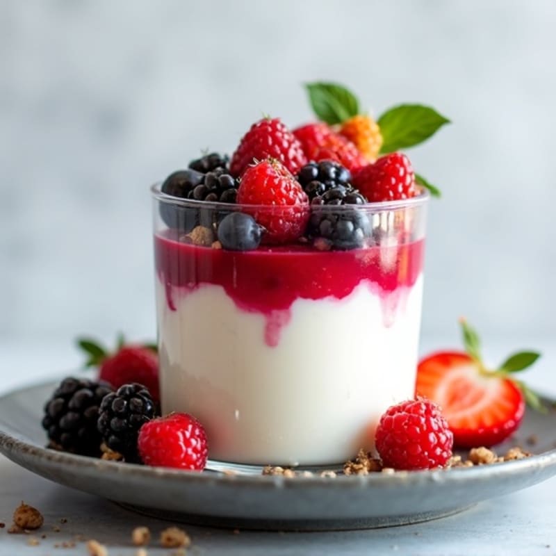 Creamy Greek Yogurt Protein Parfait with Berries