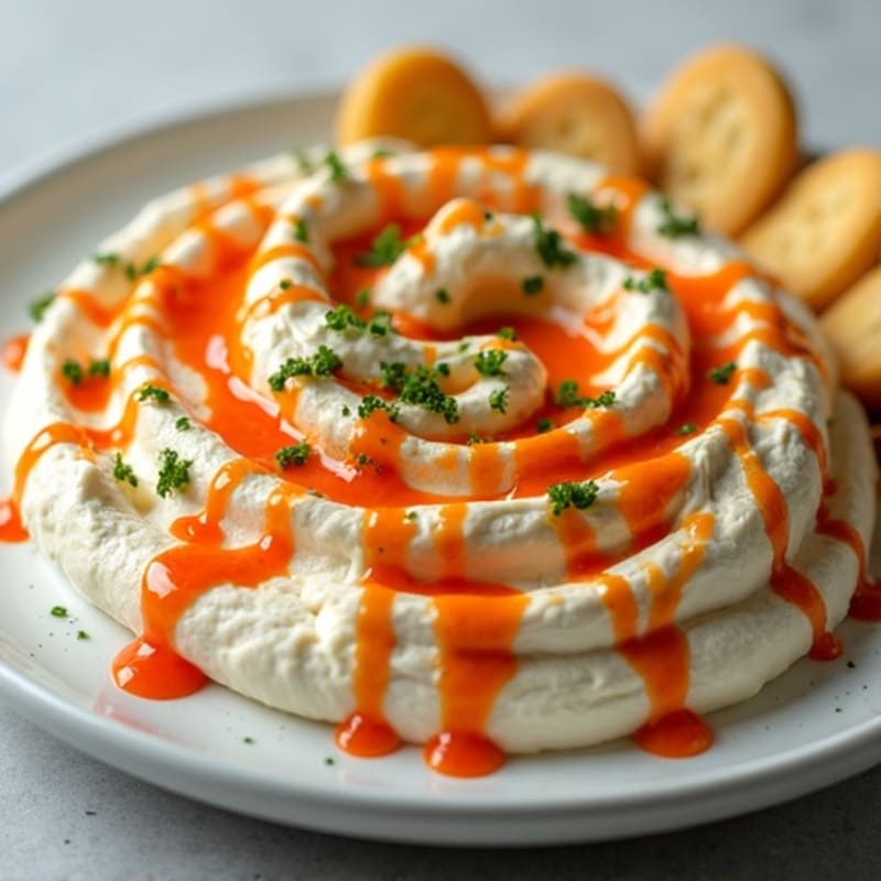 Creamy Greek Yogurt Buffalo Chicken Dip