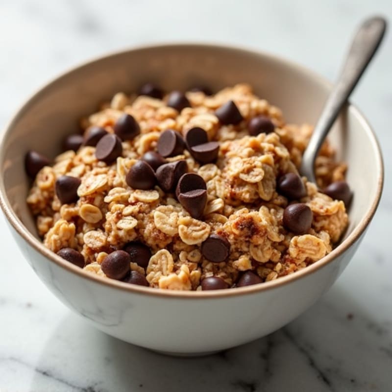 Baked Chocolate Chip Protein Oatmeal