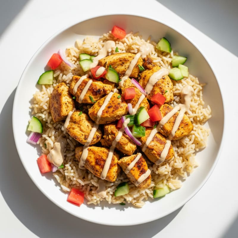 Chicken Shawarma Rice Bowl