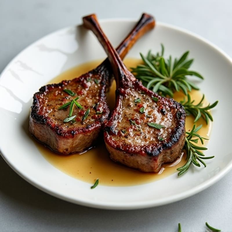 Rosemary-Garlic Grilled Lamb Chops