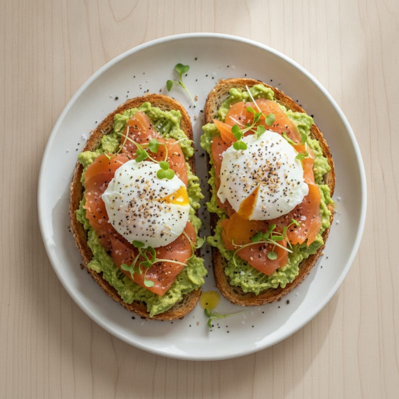 Everything Bagel Smoked Salmon Avocado Toast