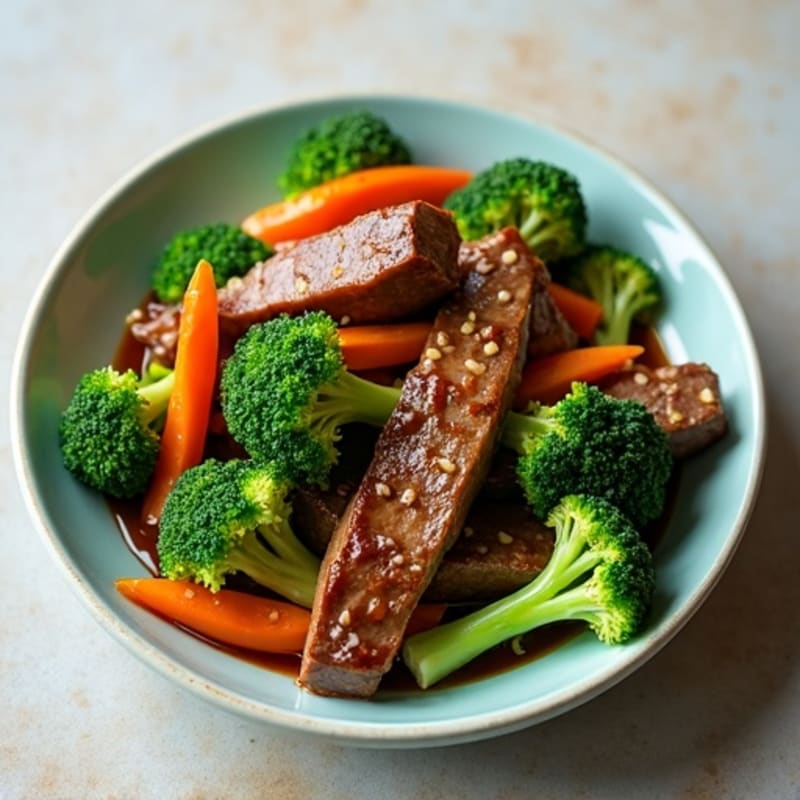 Garlic Ginger Beef and Broccoli Stir-Fry