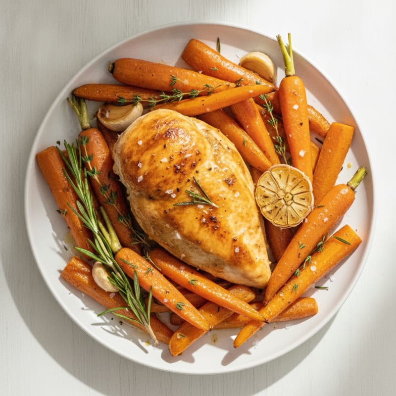 Herb-Roasted Chicken with Root Vegetables