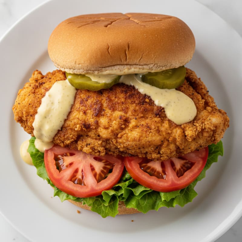 Crispy Buttermilk Fried Chicken Sandwich