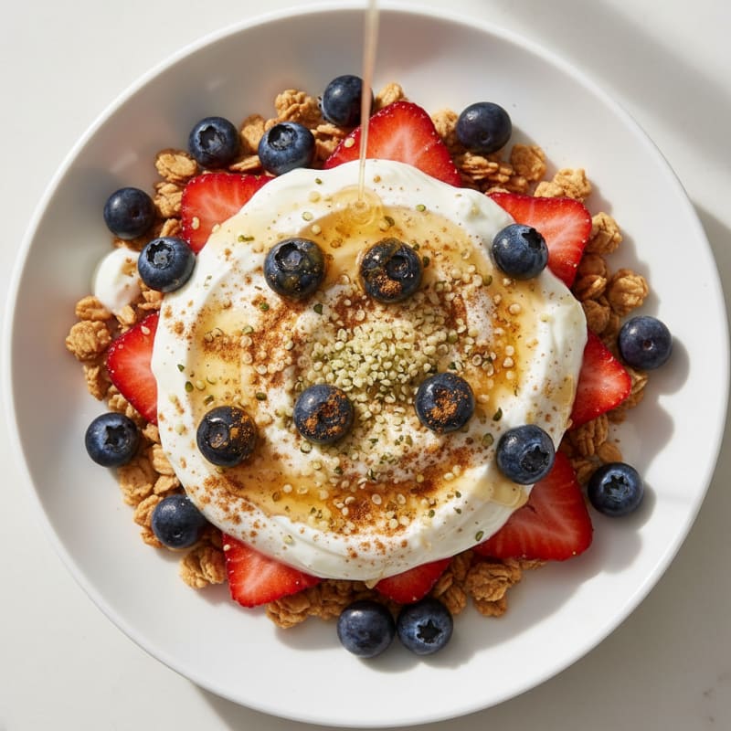 Greek Yogurt Granola Berry Parfait
