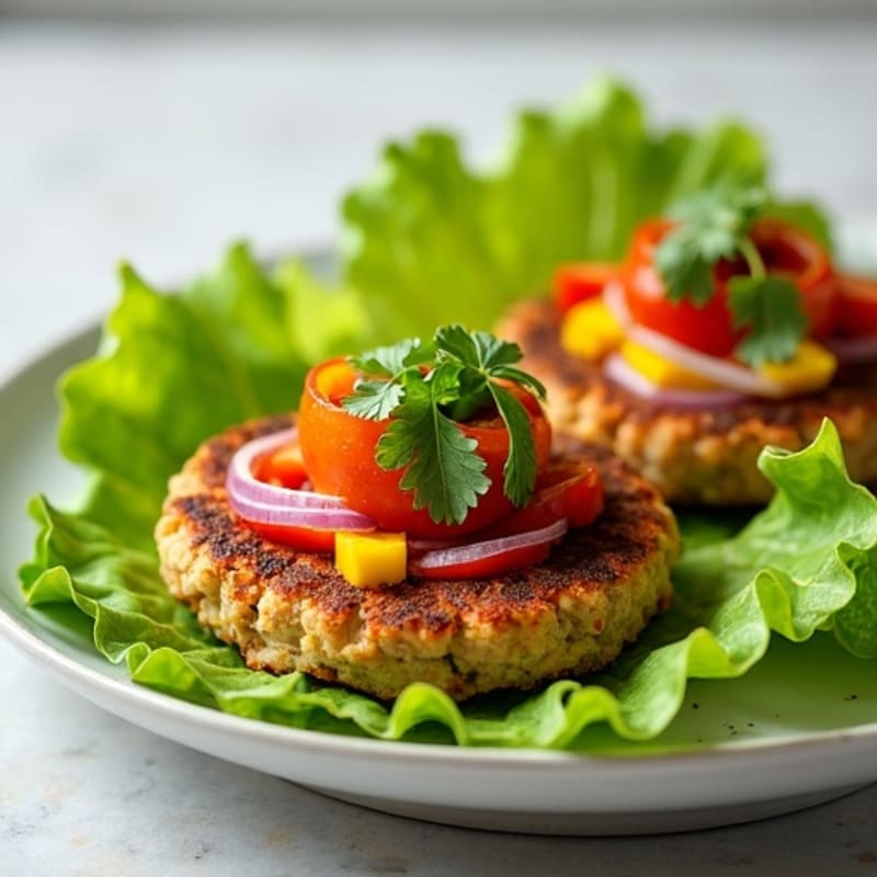 Smoky Jalapeño Turkey Patties with Crispy Lettuce Wraps