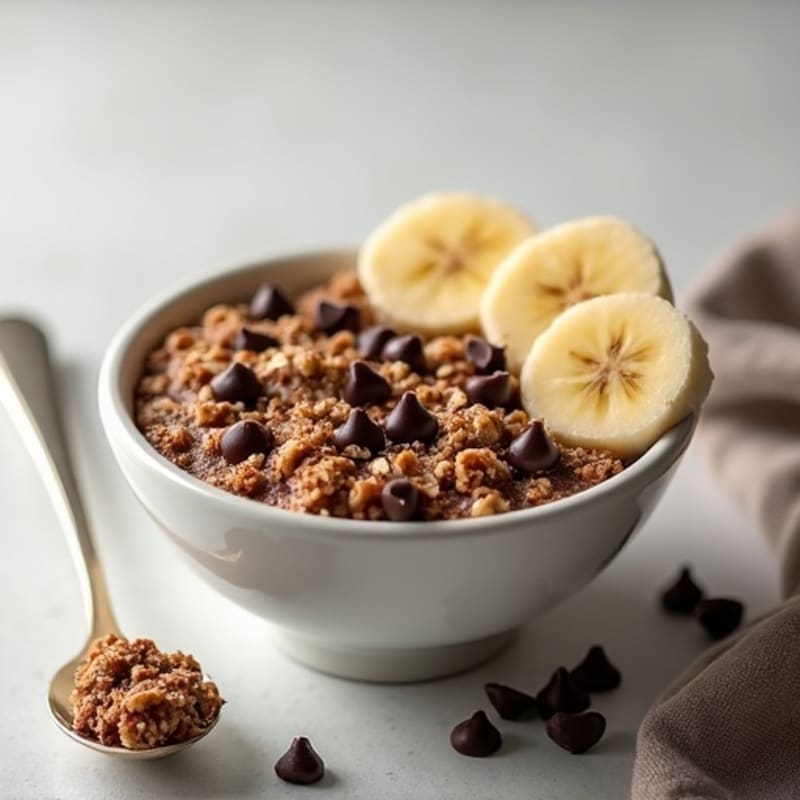 Chocolate Chip Protein Baked Oats