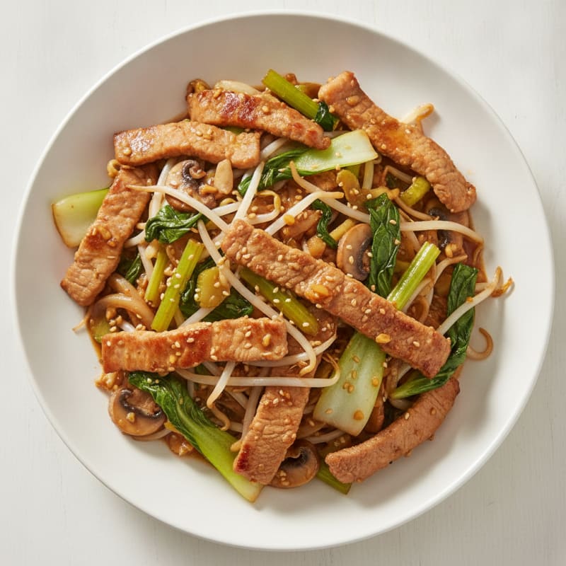 Savory Pork Chop Suey