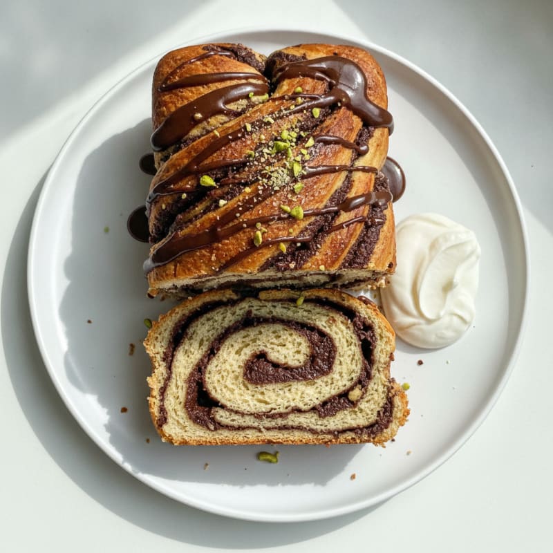 Chocolate Swirl Babka Loaf