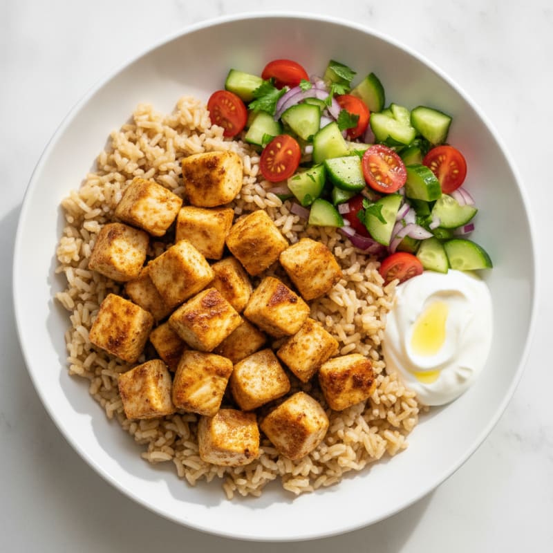 Chicken Shawarma Rice Bowl