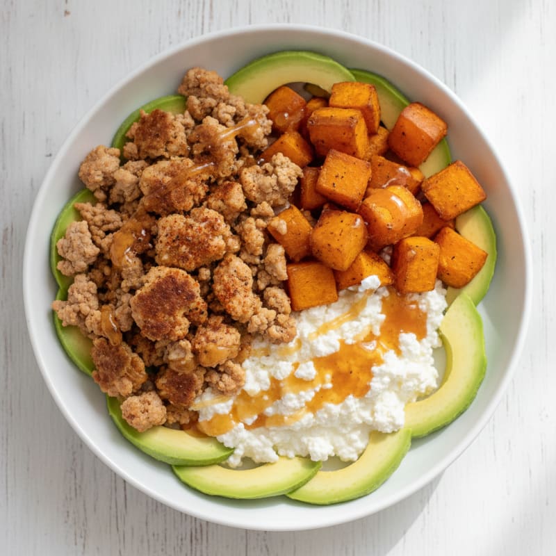Hot Honey Turkey & Sweet Potato Bowl