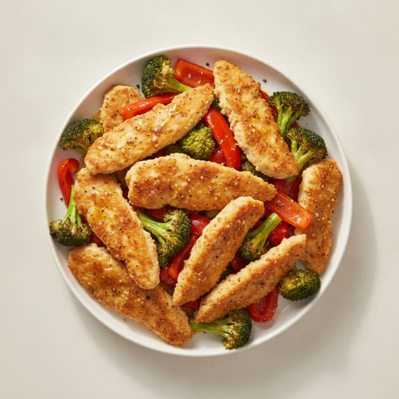 Sheet Pan Honey Mustard Chicken Strips