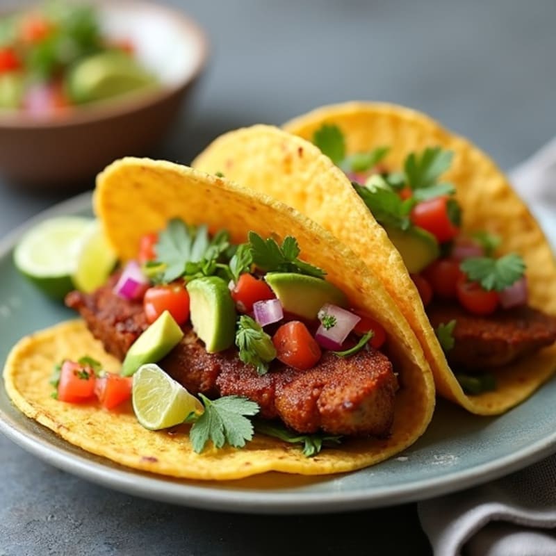 Crispy Slow-Cooked Pork Tacos with Fresh Cabbage Slaw