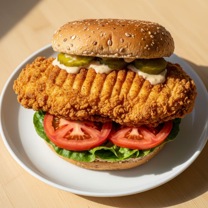 Crispy Buttermilk Fried Chicken Sandwich