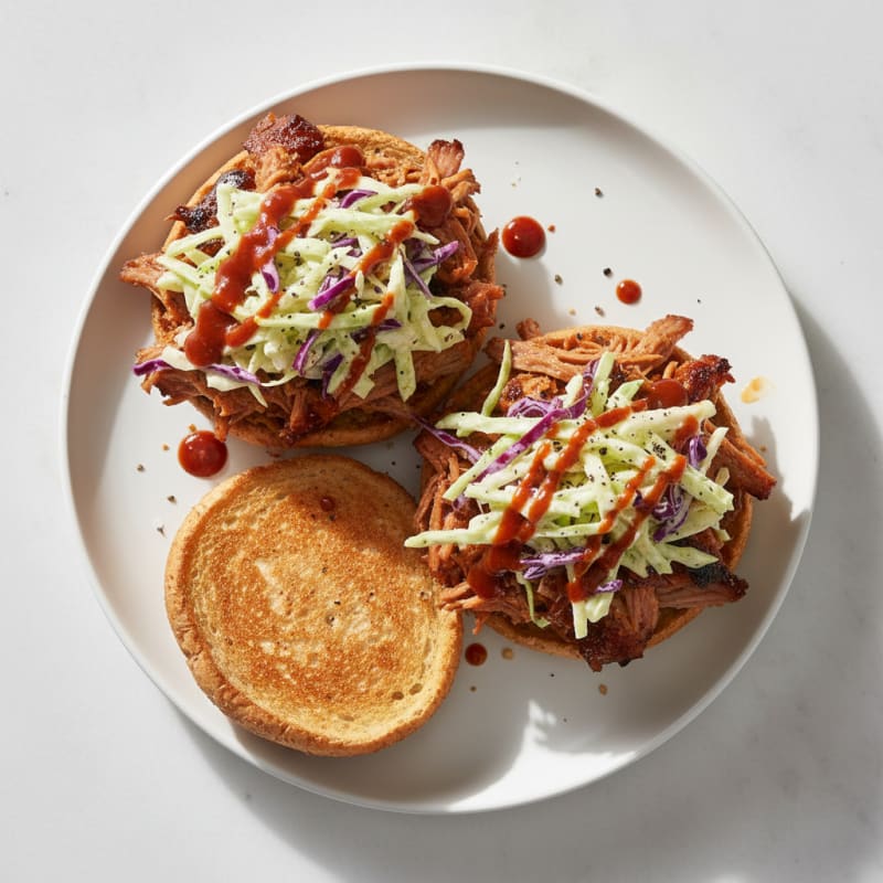 Slow-Cooked BBQ Pulled Pork Sandwiches