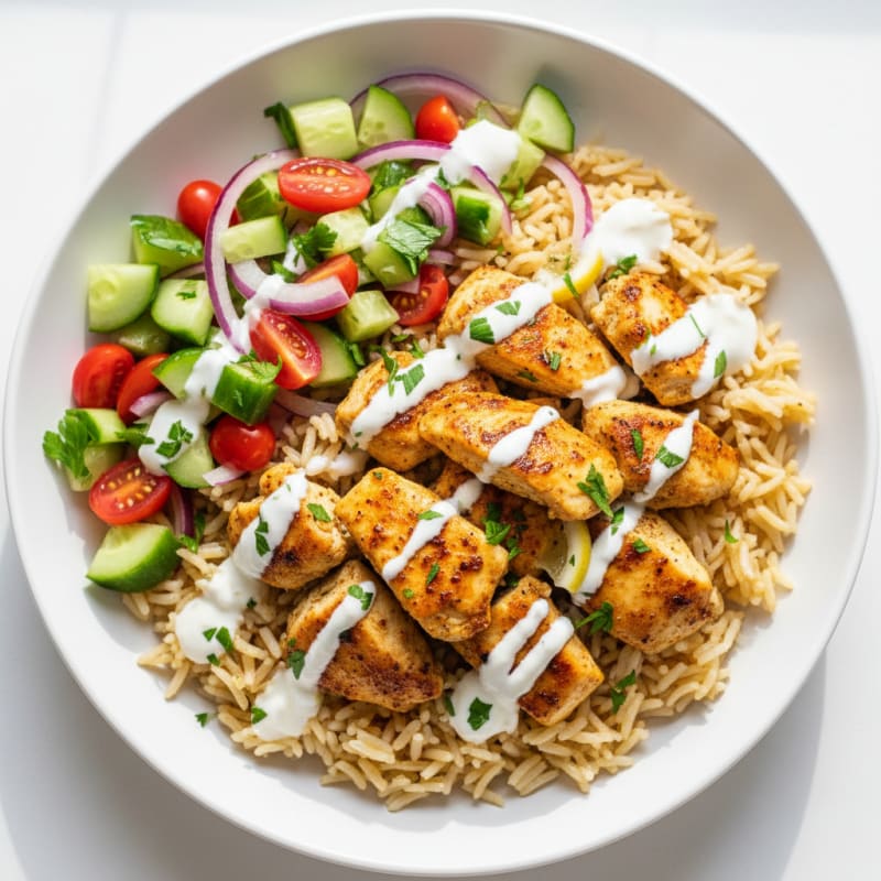 Chicken Shawarma Rice Bowl
