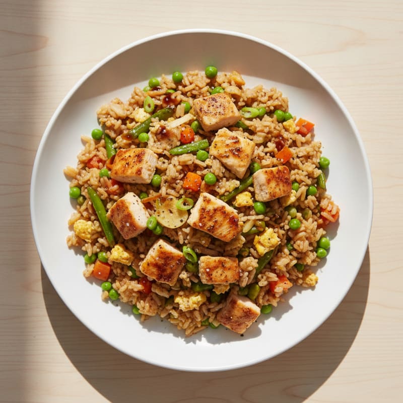 Chicken and Vegetable Fried Rice