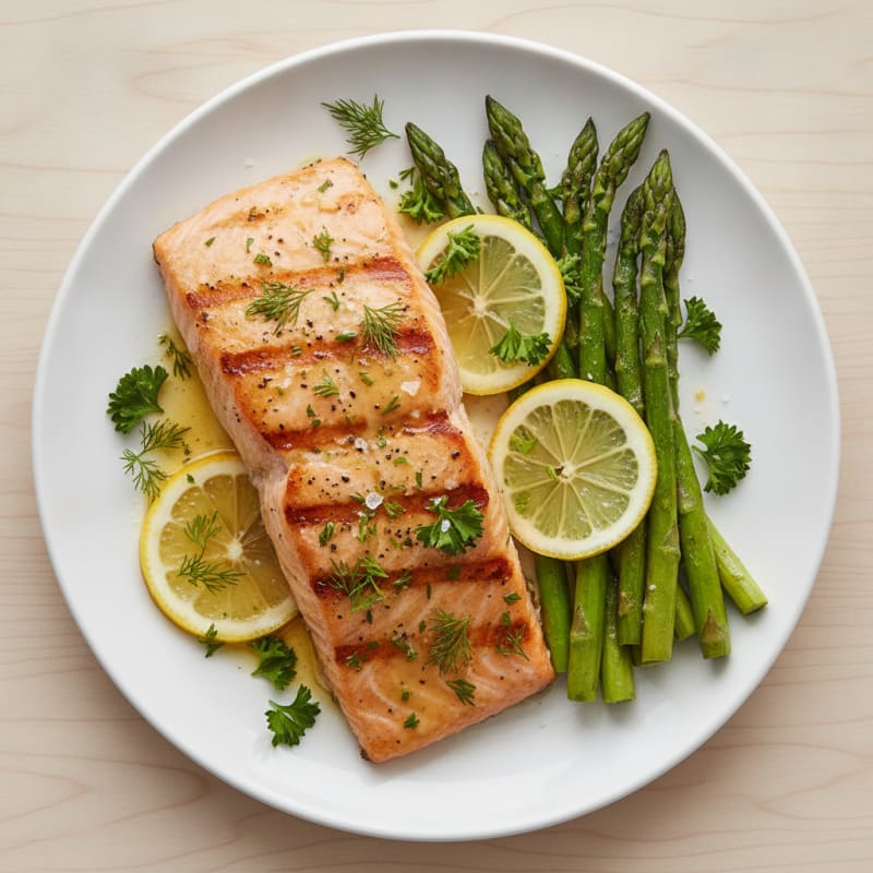 Lemon Herb Grilled Salmon