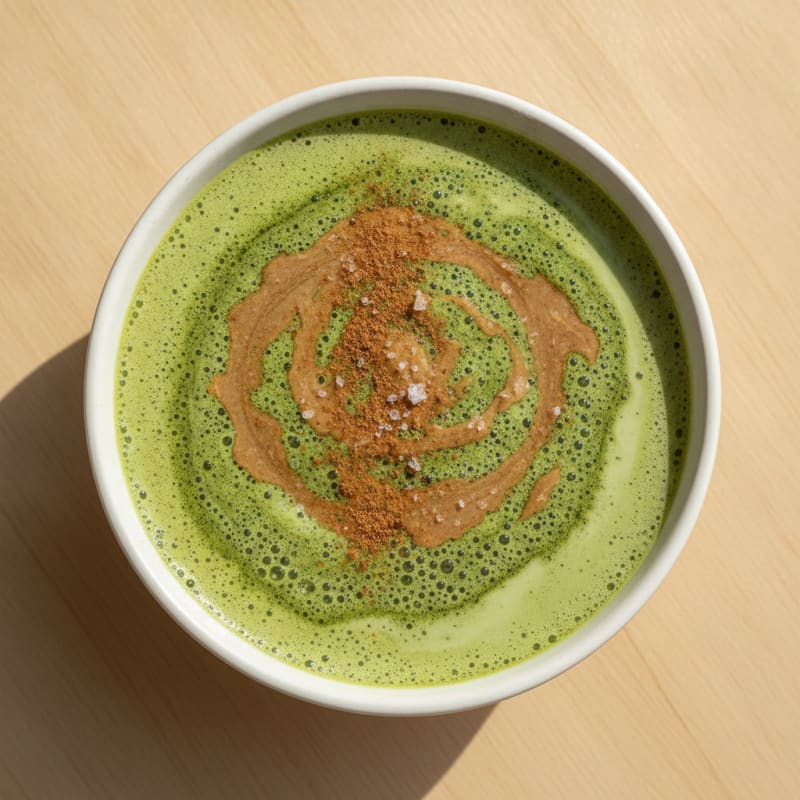 Vibrant Matcha Green Tea Latte