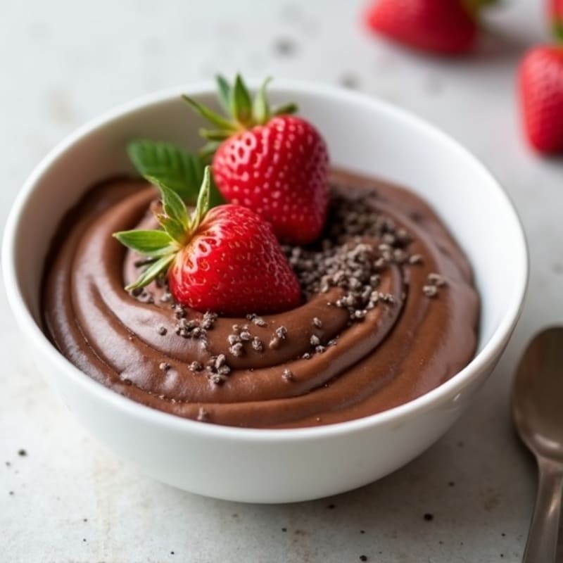 Silky Chocolate Protein Pudding