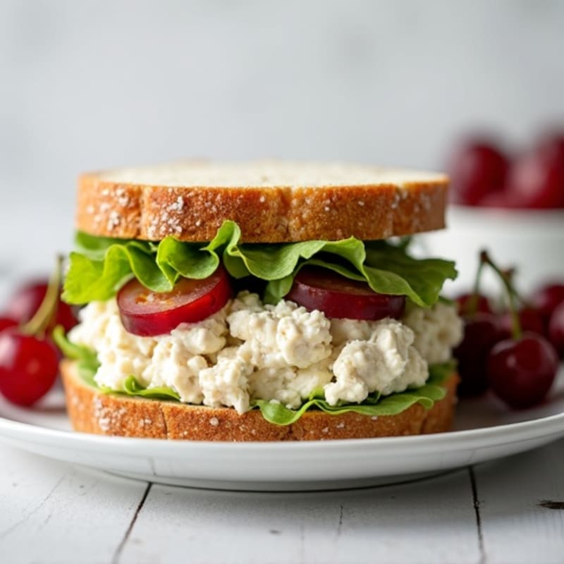 Creamy Greek Yogurt Chicken Salad Sandwich