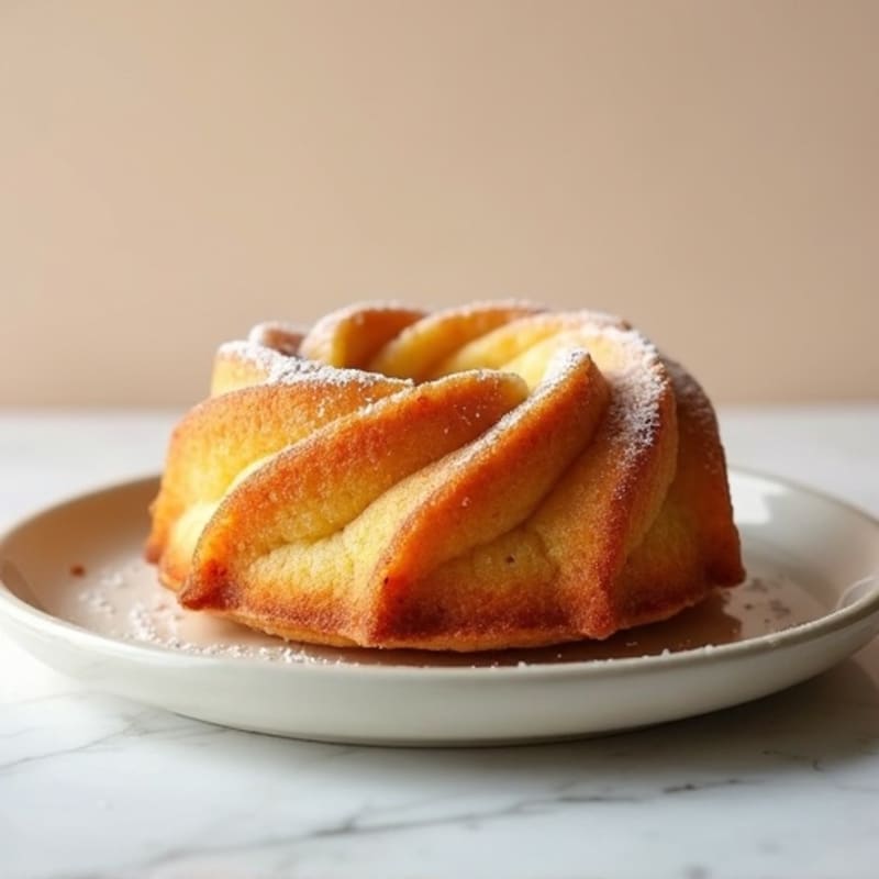 Protein-Packed Vanilla Almond Mini Bundt Cake