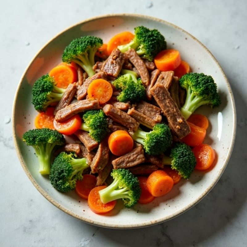 Savory Garlic Ginger Beef and Crisp Broccoli Stir-Fry