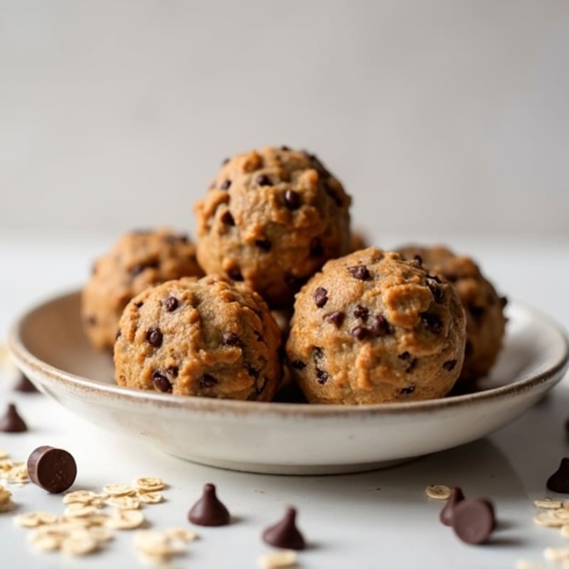Protein No-Bake Chocolate Chip Cookie Dough Bites