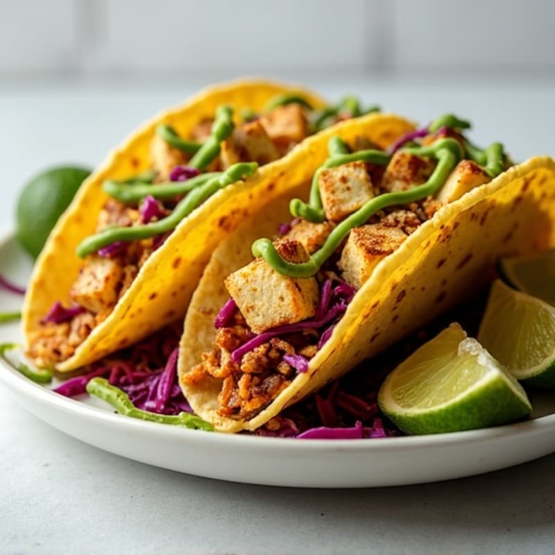 Crispy Pulled Jackfruit Street Tacos