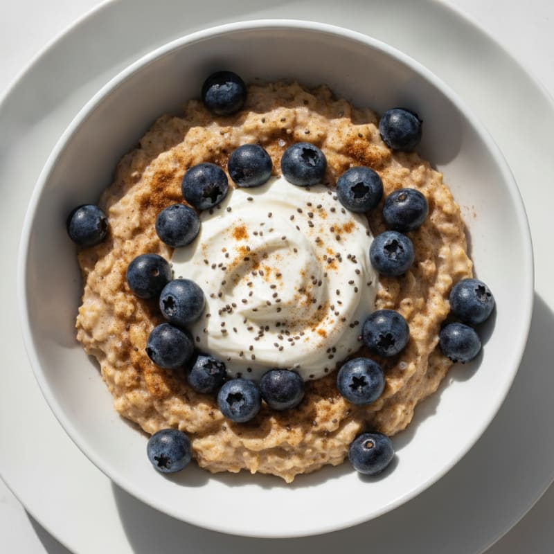 Berry Yogurt Oatmeal Protein Bowl